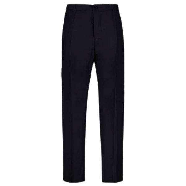 Navy Gazara Wool Trouser