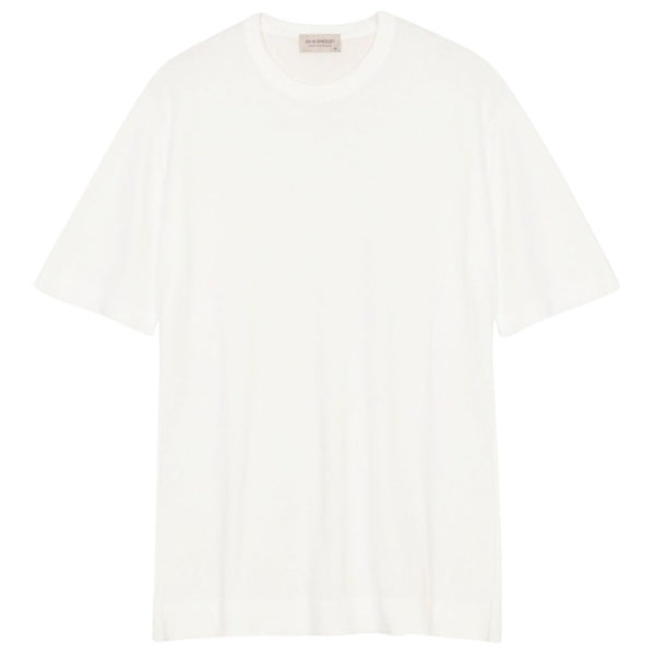 White Lorca Sea Island Cotton T-Shirt
