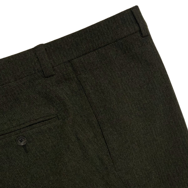 Olive Melange KIN Wool Cashmere Corduroy Trouser