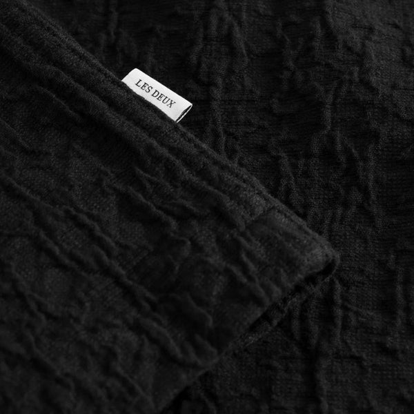 Black Kevin Textured Shirt