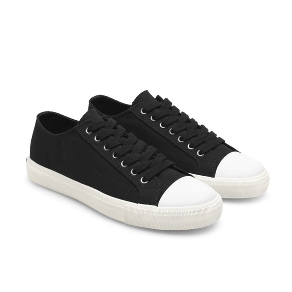 Black Trevor Canvas Shoes