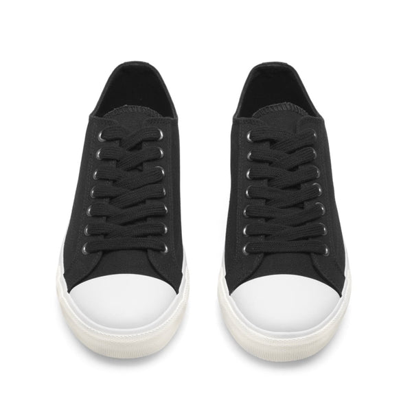 Black Trevor Canvas Shoes