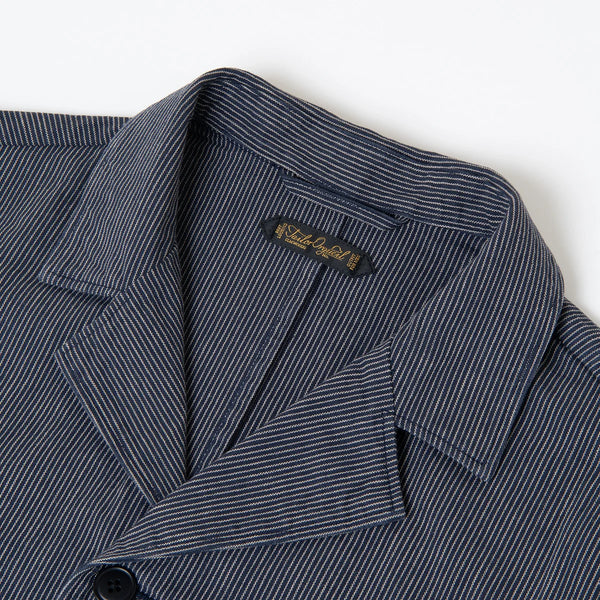 Indigo OR-4335 Stripe Selvedge Sack Jacket