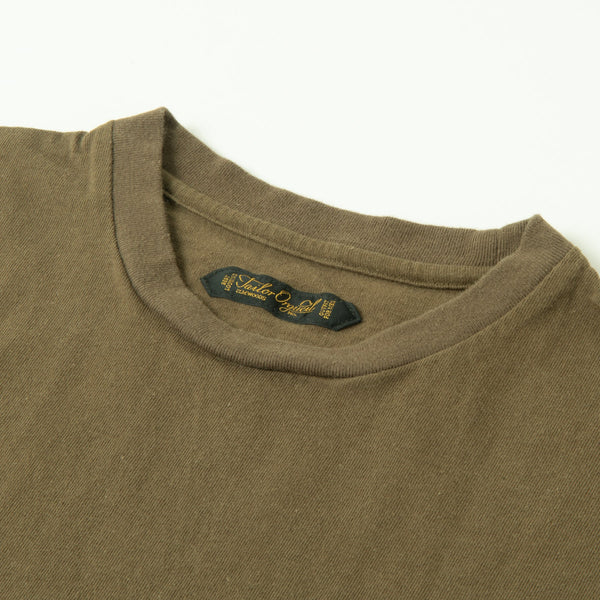 Khaki OR-9112 Loopwheel Cotton Crewneck T-shirt