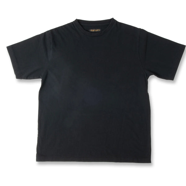 Black OR-9112 Loopwheel Cotton Crewneck T-shirt