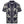 Navy Iris Maitan Petralis Garland Print Linen Shirt
