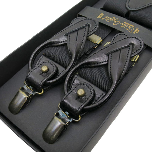 Black OR-7325 Military Suspenders