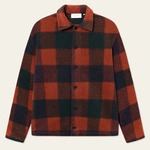 Pine Green/Red Clay Jermaine Overshirt