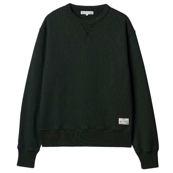 Forest Textured Heavyweight Rugged Fleece Cotton Sweatshirt