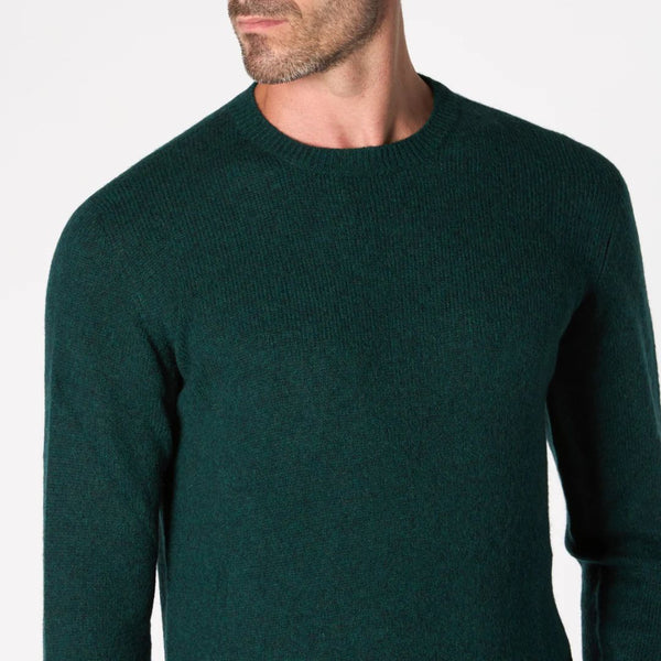 Verde Merino Camel Knit Crewneck Sweater