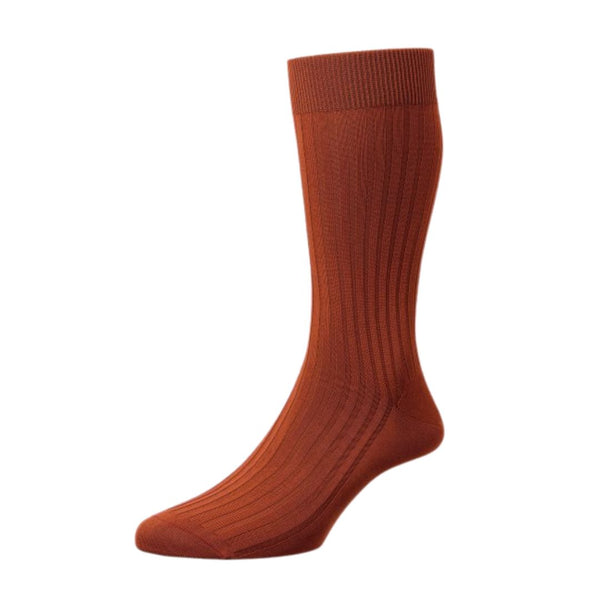 Russet Laburnum Fine Merino Wool Socks
