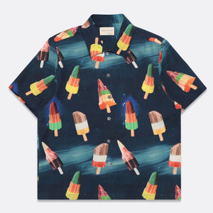 Navy Rocket Busey Lolly Print Shirt