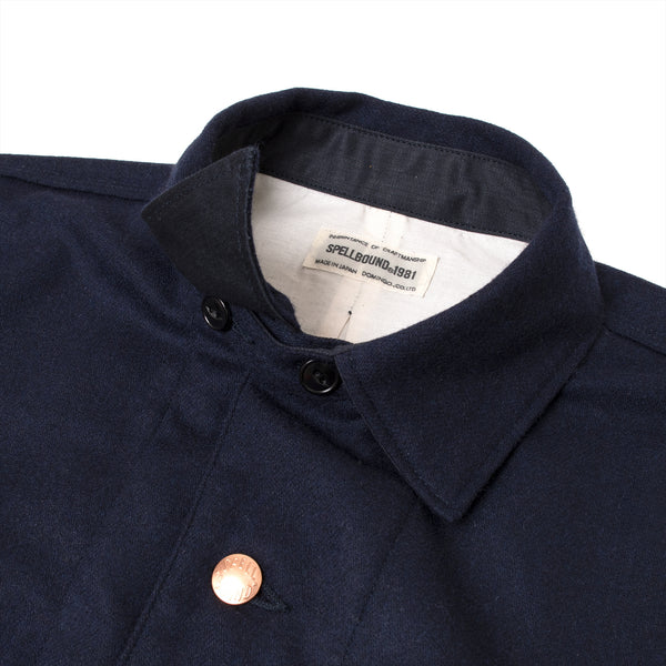 48-921W Navy Wool Coverall