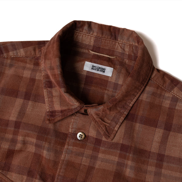 44-704H Orange Check Shirt
