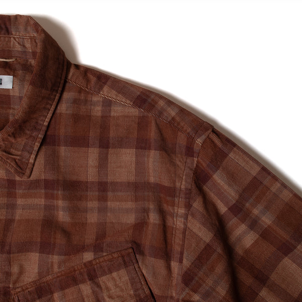 44-704H Orange Check Shirt