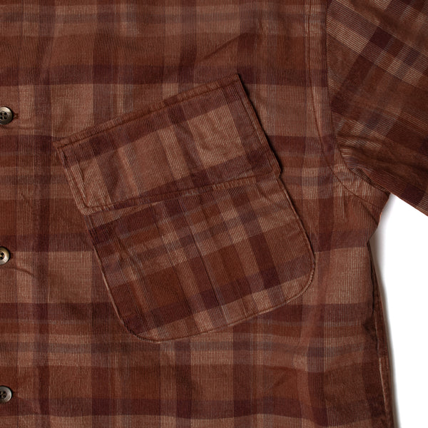 44-704H Orange Check Shirt