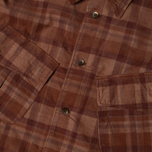 44-704H Orange Check Shirt