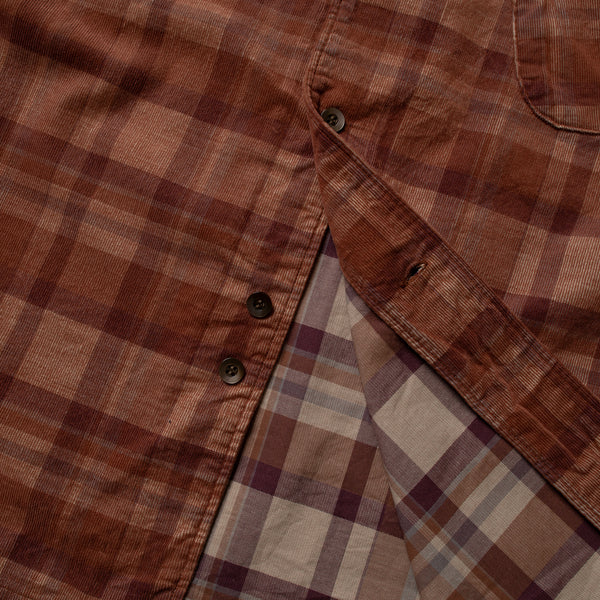 44-704H Orange Check Shirt