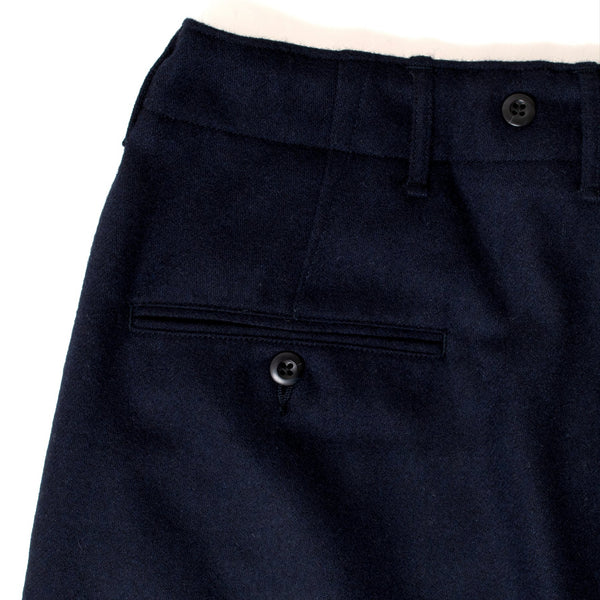 44-704W Navy Wool Trousers