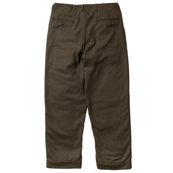 44-704W Olive Wool Trousers