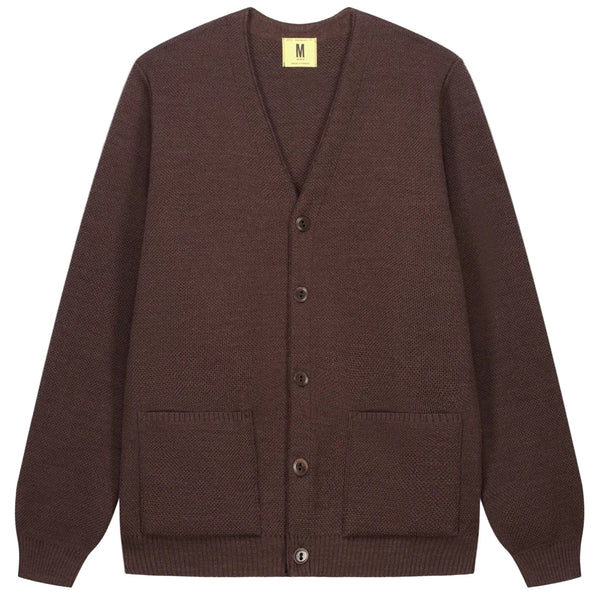 Marron Youri Merino Wool Cardigan