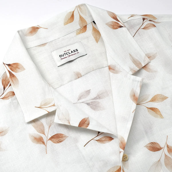 White Birch Havana Linen S/S Shirt