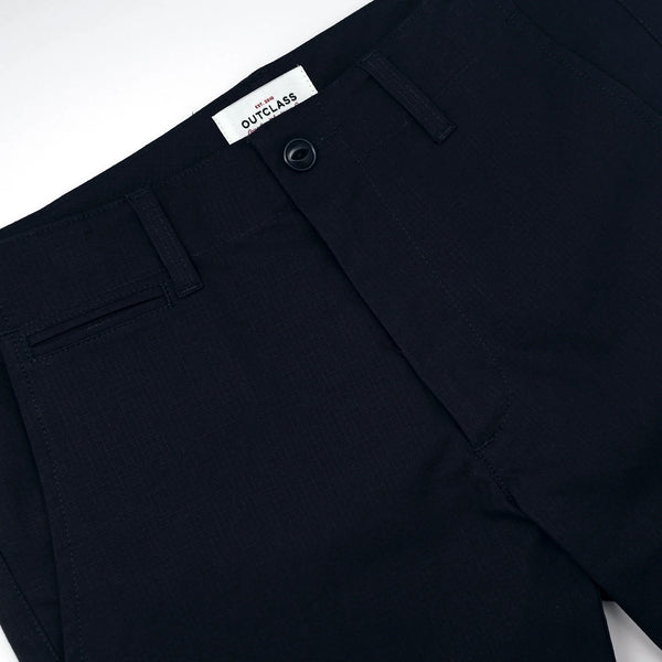 Navy Ripstop Ripstop Cotton Trouser