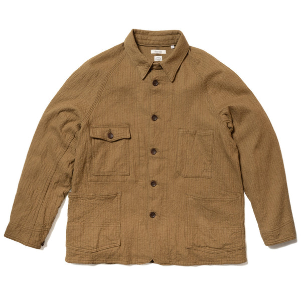 SV-JK-025 Khaki Stripe Raglan Coverall