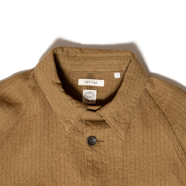 SV-JK-025 Khaki Stripe Raglan Coverall