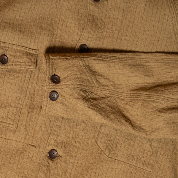 SV-JK-025 Khaki Stripe Raglan Coverall