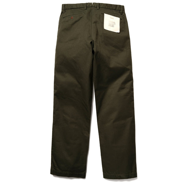 SV-PT-005 Olive Pleated Chino