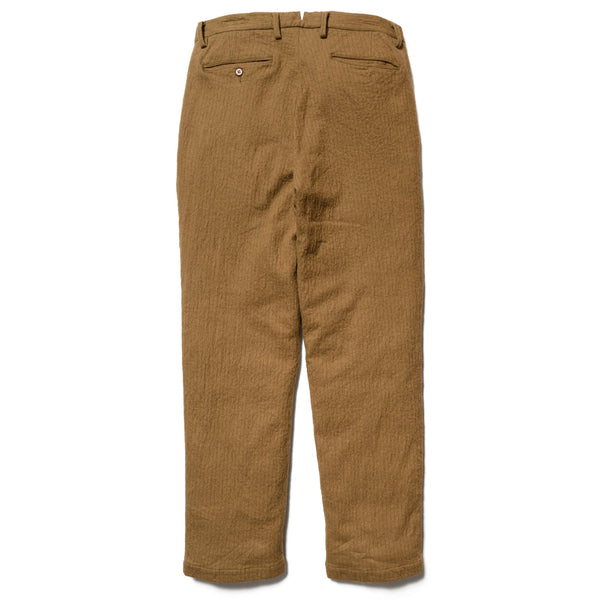 SV-PT-009L Khaki Stripe Pleated Trouser