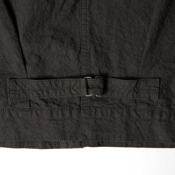 Charcoal SV-JK-027 L/C Trucker Cotton Linen Jacket