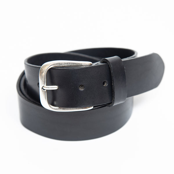 Black Bridle Leather Belt