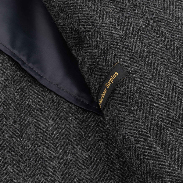 Grey Freeport Herringbone Wool Jacket