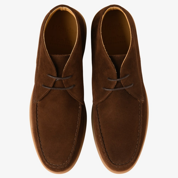 Dark Brown Amalfi Suede Chukka Boots