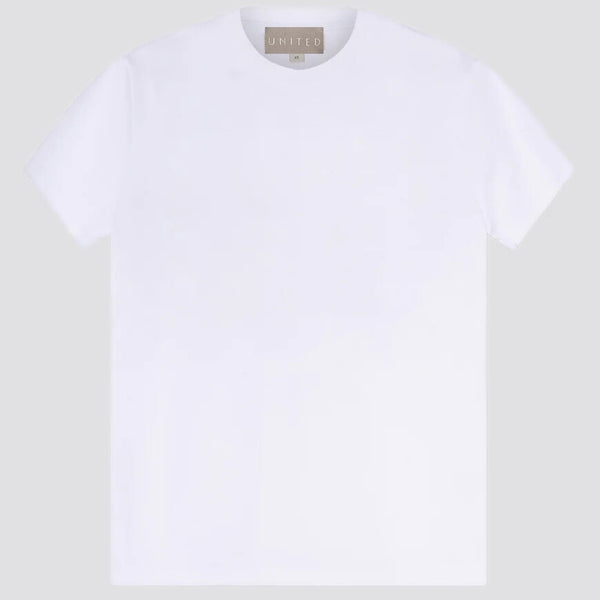 White Classic Cotton Crewneck T-shirt