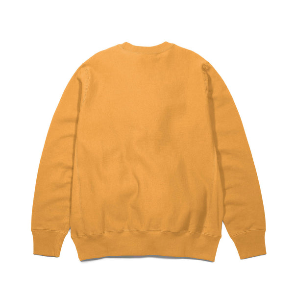 Mustard Classic Cotton Fleece Crewneck Sweatshirt