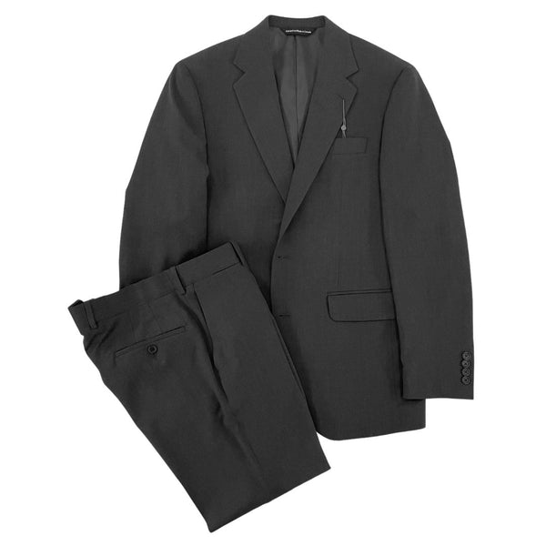 Charcoal Melange Technical Wool Suit