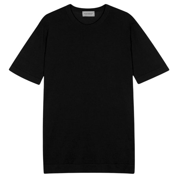 Black Lorca Sea Island Cotton T-Shirt