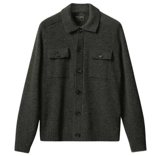 Militare Long Sleeve Button Knit Sweater