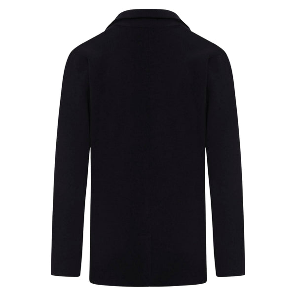 Black Rever Merino Milano Knit Jacket