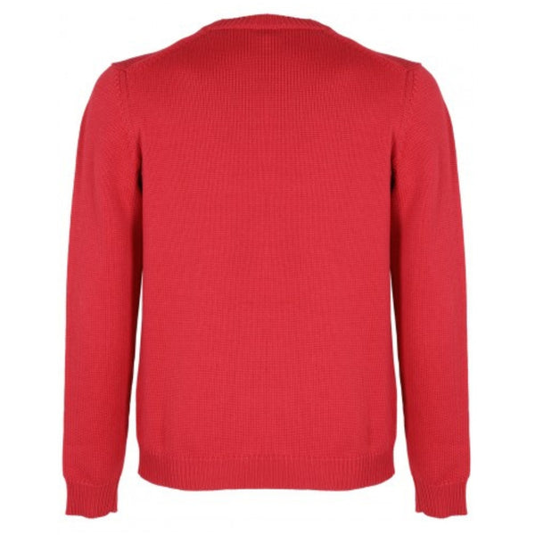 Rosso Merino Knit Crewneck Sweater