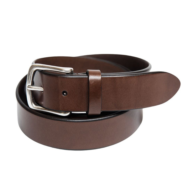 Dark Brown Bridle Calfskin Leather Belt