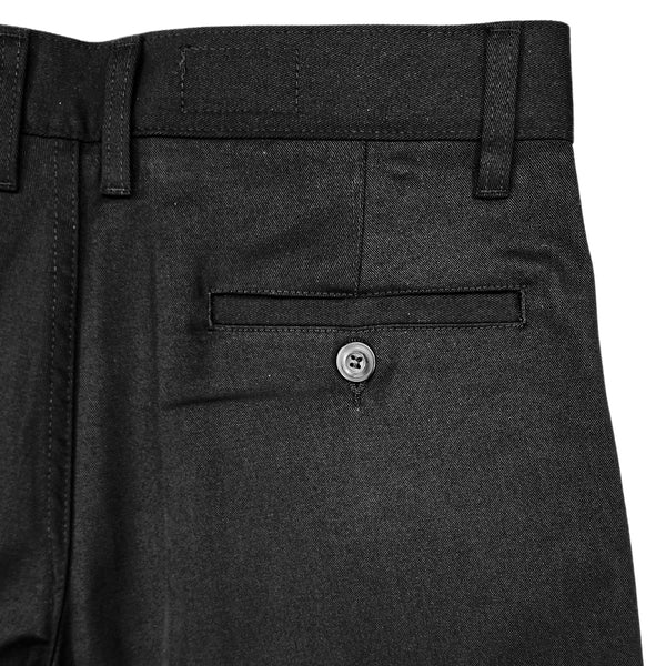 Black Classic Cotton Chino Trouser