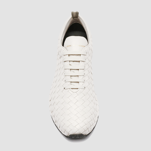 Intreccio Bianco Race Woven Sneakers