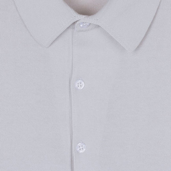 White Adrian Sea Island Cotton Polo