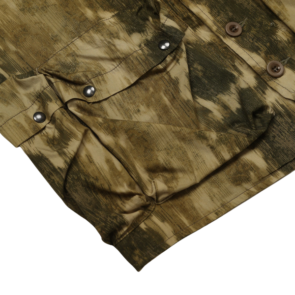 Green Camo Chase Field Surplus Cotton Vest