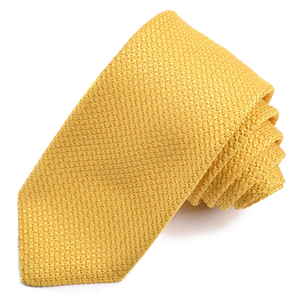 Gold Silk Grenadine Tie