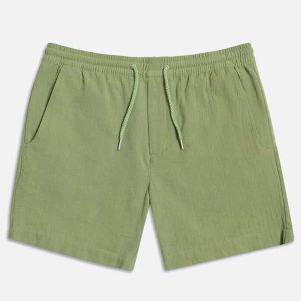 Turf Green Seersucker House Shorts